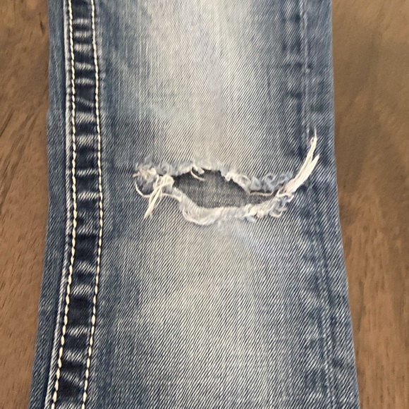 MISS ME size 8 Girl's Skinny jeans beautiful embellished rear pockets 💕 - Picture 15 of 17